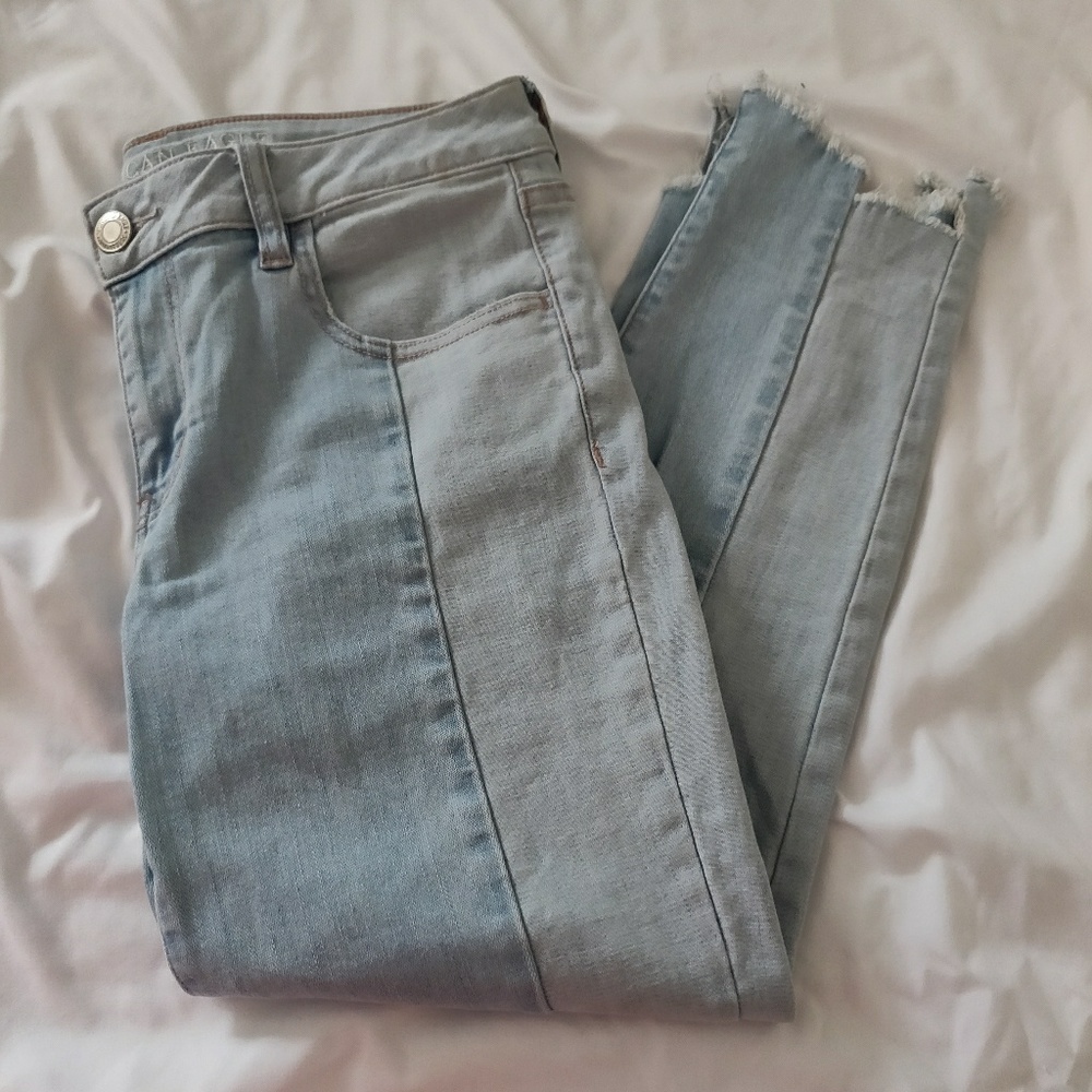 American Eagle Two Tone Jeggings